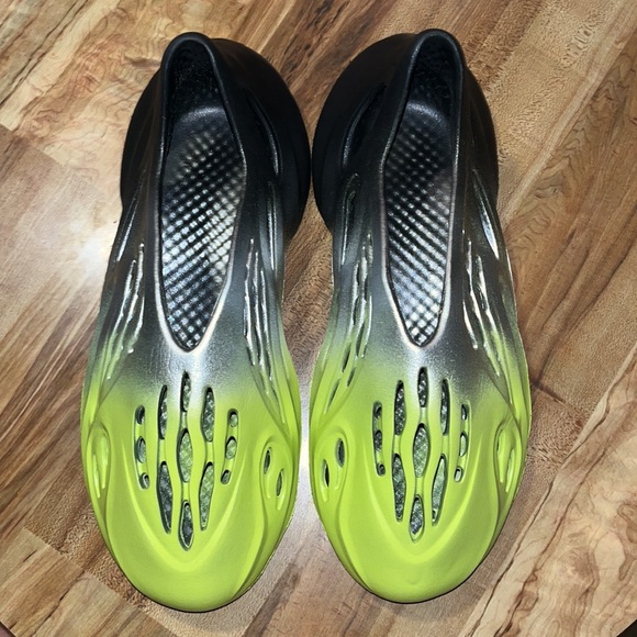 EVA Foam Runner Mx Unbranded  Ombré Lime Onyx Metallic Silver RNNR Clog New Mens - Picture 7 of 15